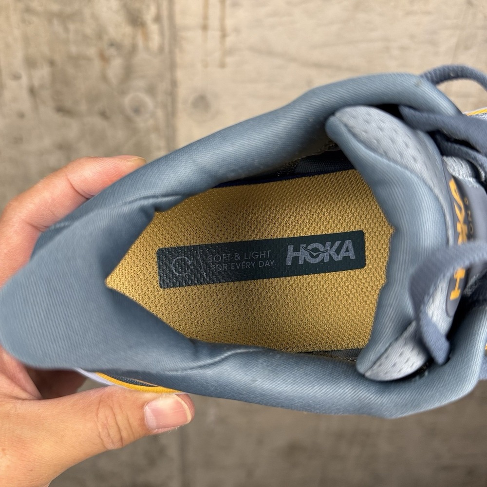 Size 7D - Hoka One One HOKA Clifton 8 Wide Goblin Blue Mountain Spring - Picture 12 of 16